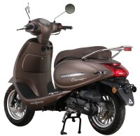 Motorroller Cappucino 125 ccm 85 km/h EURO 5+ mattbraun