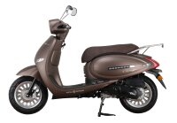 Motorroller Cappucino 125 ccm 85 km/h EURO 5+ mattbraun