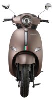 Motorroller Cappucino 125 ccm 85 km/h EURO 5+ mattbraun inkl. Topcase