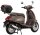 Motorroller Cappucino 125 ccm 85 km/h EURO 5+ mattbraun inkl. Topcase