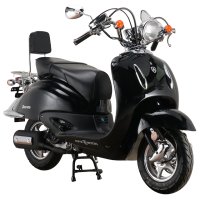Motorroller Retro Firenze 125 ccm 85 km/h EURO 5+ schwarz