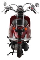 Motorroller Retro Firenze 125 ccm 85 km/h EURO 5+ weinrot