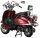 Motorroller Retro Firenze 125 ccm 85 km/h EURO 5+ weinrot