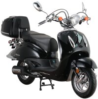 Motorroller Retro Firenze 125 ccm 85 km/h EURO 5+ schwarz...