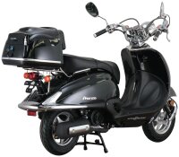 Motorroller Retro Firenze 125 ccm 85 km/h EURO 5+ schwarz inkl. Topcase