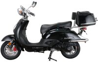 Motorroller Retro Firenze 125 ccm 85 km/h EURO 5+ schwarz inkl. Topcase