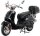 Motorroller Retro Firenze 125 ccm 85 km/h EURO 5+ schwarz inkl. Topcase