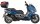 Motorroller Sport Cruiser 22 125 ccm 95 km/h EURO 5+ blau inkl. Topcase