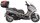 Motorroller Sport Cruiser 300 276 ccm 125 km/h EURO 5+ grau inkl. Topcase