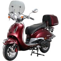 Motorroller Firenze Limited 125 ccm 85 km/h EURO 5+ weinrot