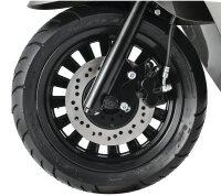 Motorroller Napoli 50 ccm 45 km/h Euro 5+ silber-schwarz