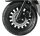 Motorroller Napoli 50 ccm 45 km/h Euro 5+ silber-schwarz