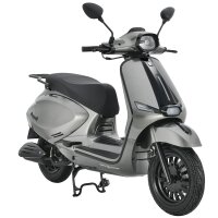 Motorroller Napoli 125 ccm 85 km/h Euro 5+ silber-schwarz