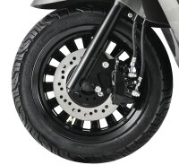 Motorroller Napoli 125 ccm 85 km/h Euro 5+ silber-schwarz