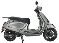 Motorroller Napoli 125 ccm 85 km/h Euro 5+ silber-schwarz