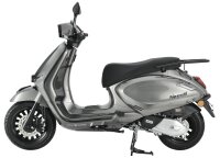 Motorroller Napoli 125 ccm 85 km/h Euro 5+ silber-schwarz
