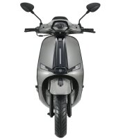 Motorroller Napoli 125 ccm 85 km/h Euro 5+ silber-schwarz
