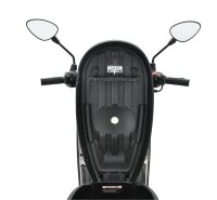 Motorroller Napoli 50 ccm 45 km/h Euro 5 silber-schwarz inkl. Topcase