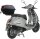 Motorroller Napoli 50 ccm 45 km/h Euro 5 silber-schwarz inkl. Topcase