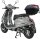Motorroller Napoli 50 ccm 45 km/h Euro 5 silber-schwarz inkl. Topcase