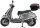 Motorroller Napoli 50 ccm 45 km/h Euro 5 silber-schwarz inkl. Topcase