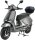 Motorroller Napoli 50 ccm 45 km/h Euro 5 silber-schwarz inkl. Topcase