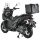 Motorroller ADV X-treme 125 ccm 90 km/h EURO 5+ schwarz inkl. Topcase