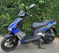 Motorroller Mustang FI 50 ccm 45 kmh EURO 5 blau-grau -...