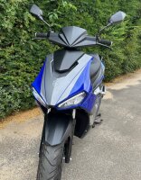 Motorroller Mustang FI 50 ccm 45 kmh EURO 5 blau-grau - 32 km