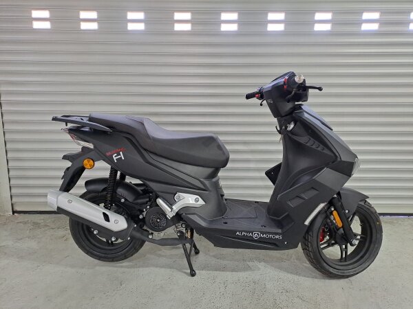 Motorroller Mustang FI 50 ccm 45 kmh EURO 5 mattschwarz - 20 km