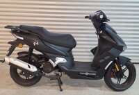Motorroller Mustang FI 50 ccm 45 kmh EURO 5 mattschwarz - 42 km