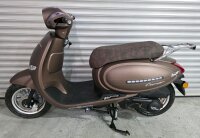 Motorroller Cappucino 125 ccm 85 km/h EURO 5+ mattbraun -...