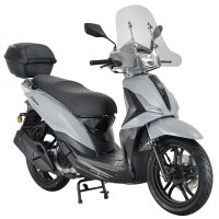 Motorroller Libero 125 ccm 90 km/h 16-Zoll schwarz-grau