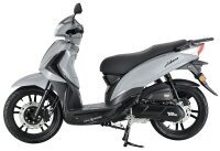 Motorroller Libero 125 ccm 90 km/h 16-Zoll schwarz-grau