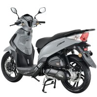 Motorroller Libero 125 ccm 90 km/h 16-Zoll schwarz-grau