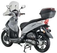 Motorroller Libero 125 ccm 90 km/h 16-Zoll schwarz-grau