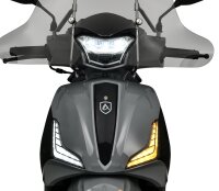 Motorroller Libero 125 ccm 90 km/h 16-Zoll schwarz-grau