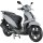 Motorroller Libero 125 ccm 90 km/h 16-Zoll schwarz-grau