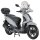 Motorroller Libero 125 ccm 90 km/h 16-Zoll schwarz-grau