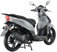 Motorroller Libero 125 ccm 90 km/h 16-Zoll schwarz-grau