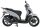 Motorroller Libero 125 ccm 90 km/h 16-Zoll schwarz-grau
