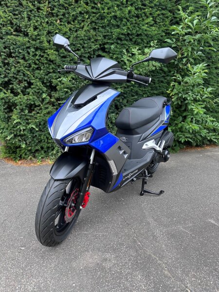 Motorroller Mustang FI 125 ccm 85 km/h EURO 5+ blau-grau