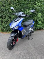 Motorroller Mustang FI 125 ccm 85 km/h EURO 5+ blau-grau