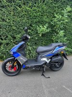 Motorroller Mustang FI 125 ccm 85 km/h EURO 5+ blau-grau