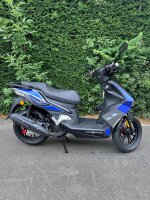 Motorroller Mustang FI 125 ccm 85 km/h EURO 5+ blau-grau