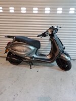 Motorroller Napoli 50 ccm 45 km/h EURO 5 silber-schwarz - 20 km