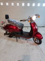 Motorroller Retro Firenze 125 ccm 85 km/h EURO 5+ weinrot - 41 km