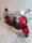 Motorroller Retro Firenze 125 ccm 85 km/h EURO 5+ weinrot - 41 km